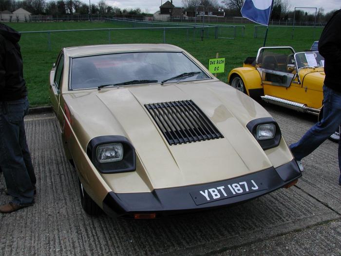 Marcos Cars - Mantis. Front view of Marcos Mantis