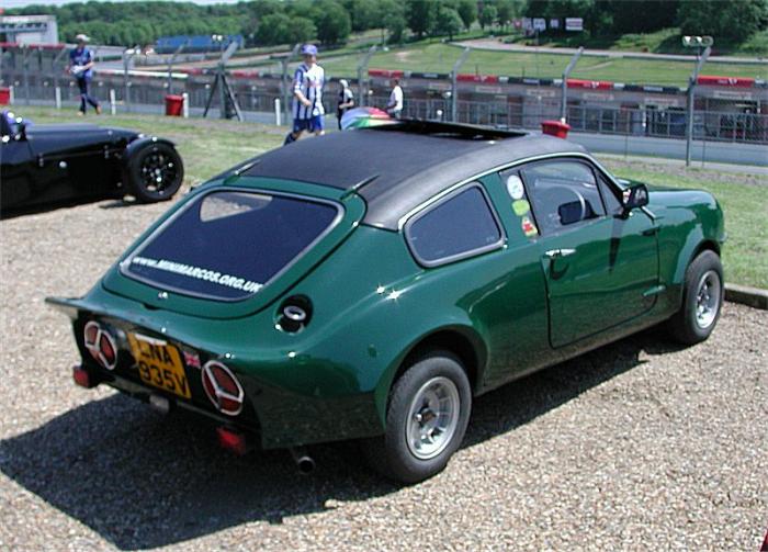 Marcos Cars - Mini Marcos. Rear and side profile