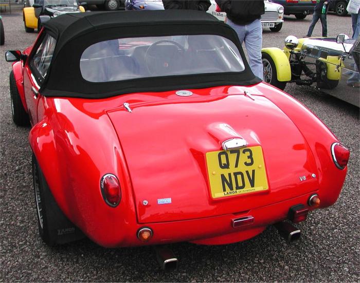 Fairthorpe - Electron Minor. V8 badge and twin exhausts